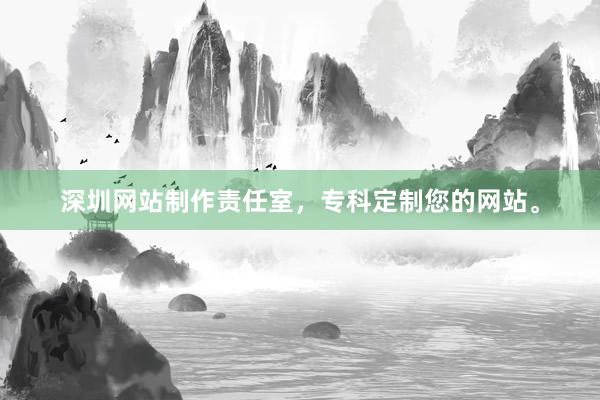 深圳网站制作责任室，专科定制您的网站。